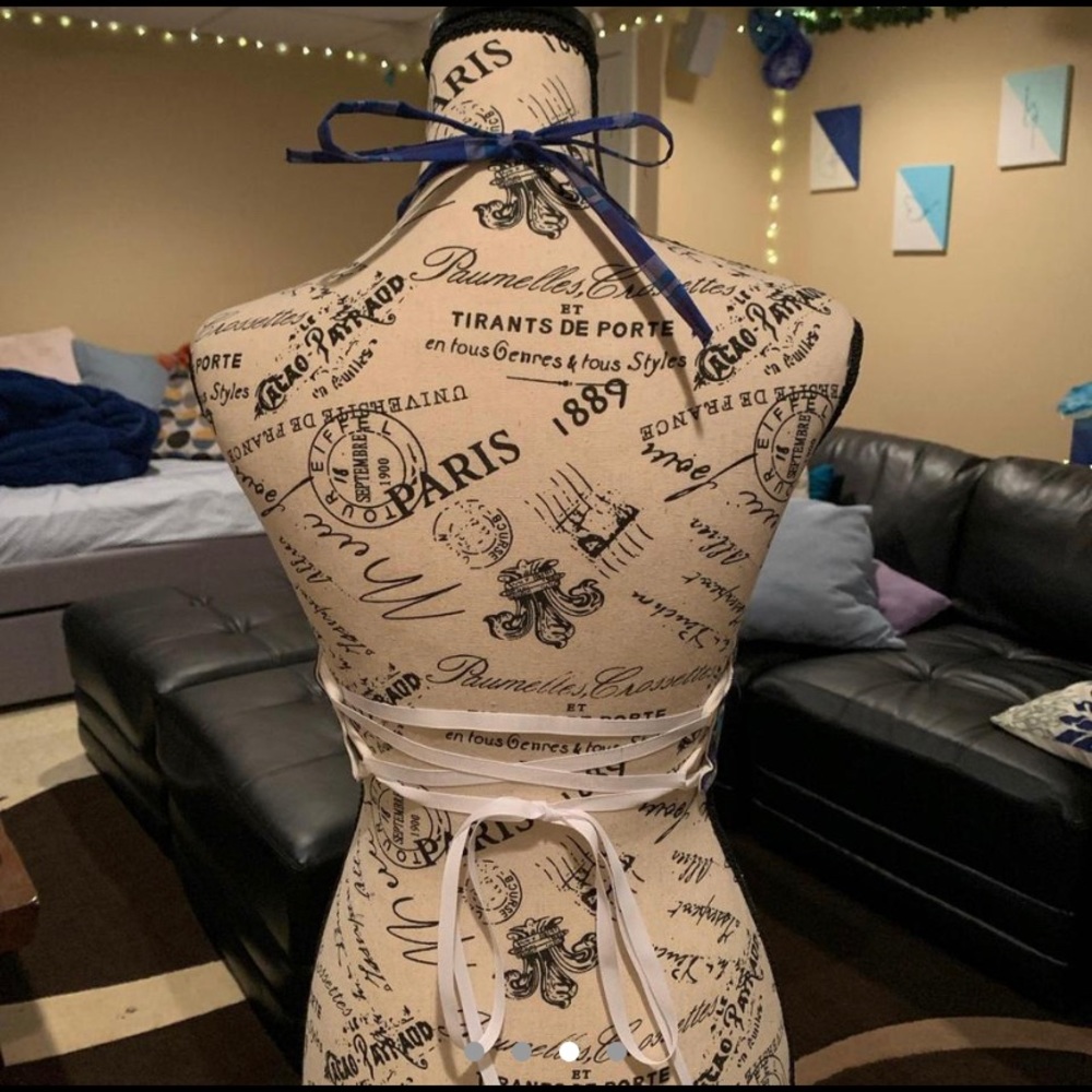 Handmade Plaid Bralette Top - Picture 3 of 4